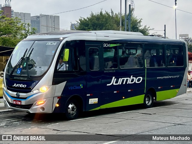 Jumbo Turismo 904 na cidade de São Paulo, São Paulo, Brasil, por Mateus Machado. Número da foto: #13287582.
