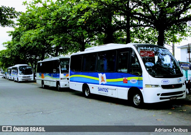 Guaiúba Transportes 1089 na cidade de Santos, São Paulo, Brasil, por Adriano Ônibus . Número da foto: #13285938.