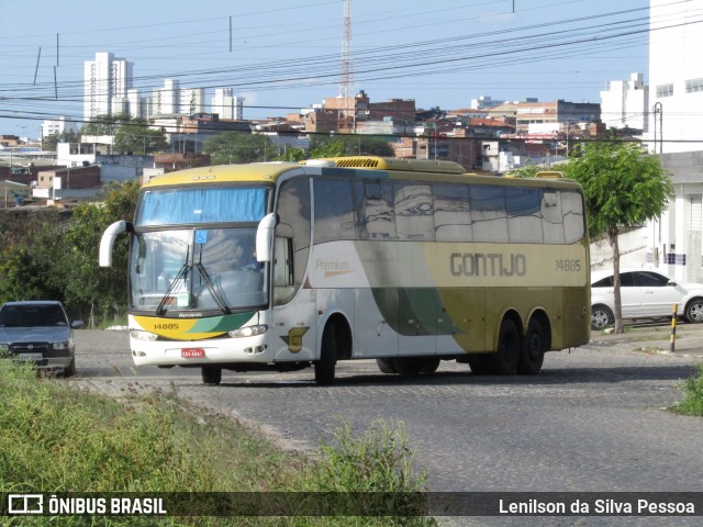 Empresa Gontijo de Transportes 14885 na cidade de Caruaru, Pernambuco, Brasil, por Lenilson da Silva Pessoa. Número da foto: #13287051.