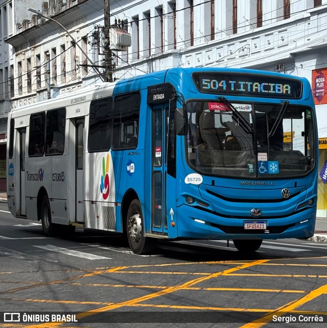 Viação Satélite 25725 na cidade de Vitória, Espírito Santo, Brasil, por Sergio Corrêa. Número da foto: #13285822.