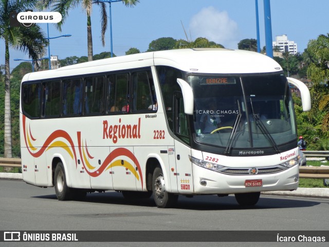 Viação Regional 2282 na cidade de Salvador, Bahia, Brasil, por Ícaro Chagas. Número da foto: #13289657.