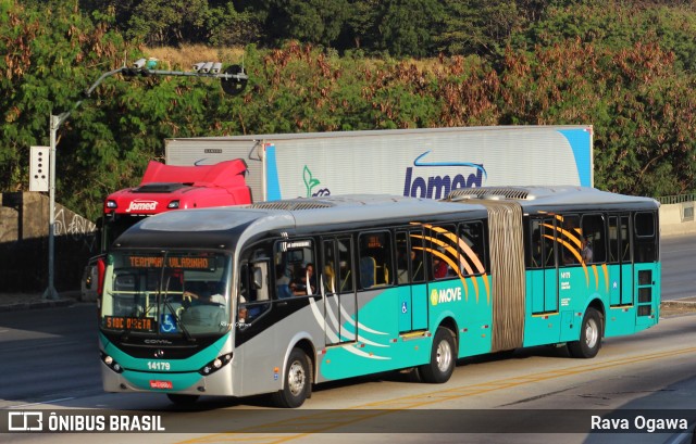 Expresso Unir 14179 na cidade de Belo Horizonte, Minas Gerais, Brasil, por Rava Ogawa. Número da foto: #13289018.