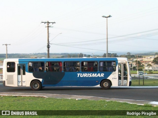 Turismar Transporte e Turismo 274 na cidade de Marília, São Paulo, Brasil, por Rodrigo Piragibe. Número da foto: #13288743.