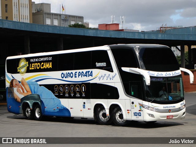 Viação Ouro e Prata 1010 na cidade de Porto Alegre, Rio Grande do Sul, Brasil, por João Victor. Número da foto: #13290388.