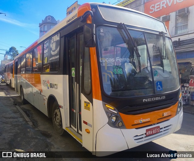 Viação Mirante A02073 na cidade de Nova Iguaçu, Rio de Janeiro, Brasil, por Lucas Alves Ferreira. Número da foto: #13288878.
