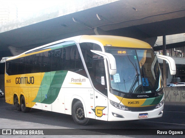 Empresa Gontijo de Transportes 19635 na cidade de Belo Horizonte, Minas Gerais, Brasil, por Rava Ogawa. Número da foto: #13288587.