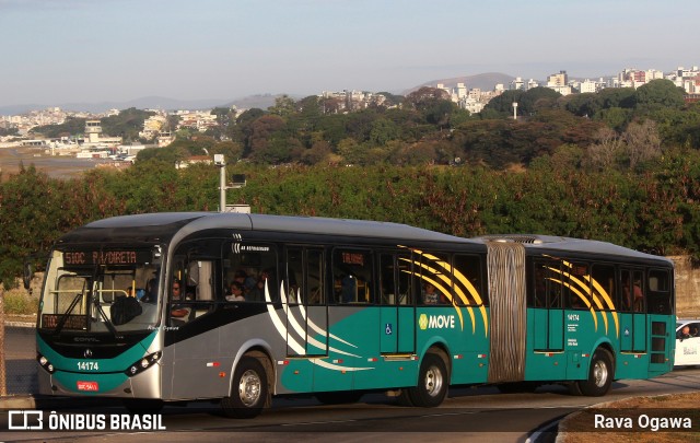 Expresso Unir 14174 na cidade de Belo Horizonte, Minas Gerais, Brasil, por Rava Ogawa. Número da foto: #13289072.