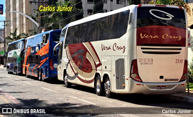 Vera Cruz Transporte e Turismo 2310 na cidade de Caldas Novas, Goiás, Brasil, por Carlos Júnior. Número da foto: #13289046.