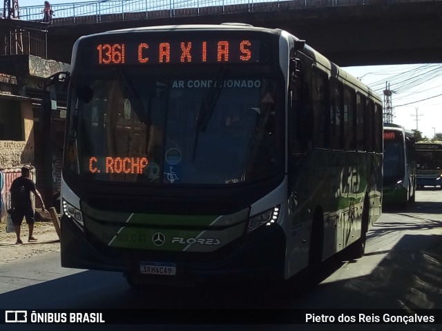 Transportes Flores RJ 128.041 na cidade de Nova Iguaçu, Rio de Janeiro, Brasil, por Pietro dos Reis Gonçalves . Número da foto: #13288629.