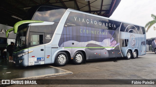 Viação Garcia 8605 na cidade de Londrina, Paraná, Brasil, por Fábio Paixão. Número da foto: #13288441.
