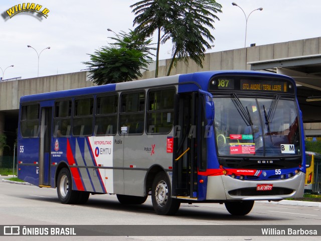 Empresa de Transportes Publix 55 na cidade de São Paulo, São Paulo, Brasil, por Willian Barbosa. Número da foto: #13290453.