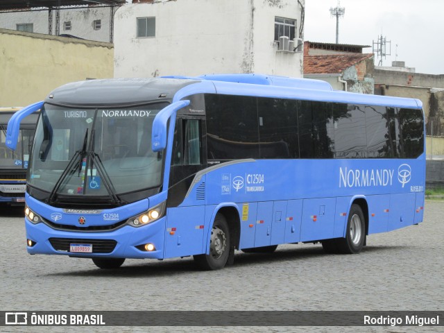 Viação Normandy do Triângulo C12504 na cidade de Rio de Janeiro, Rio de Janeiro, Brasil, por Rodrigo Miguel. Número da foto: #13290082.