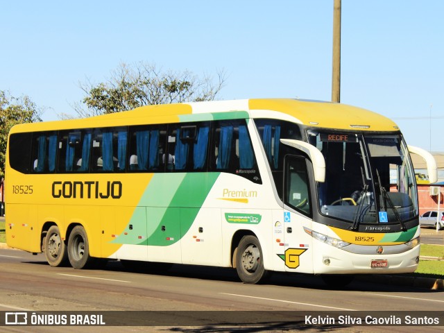 Empresa Gontijo de Transportes 18525 na cidade de Campo Grande, Mato Grosso do Sul, Brasil, por Kelvin Silva Caovila Santos. Número da foto: #13290425.