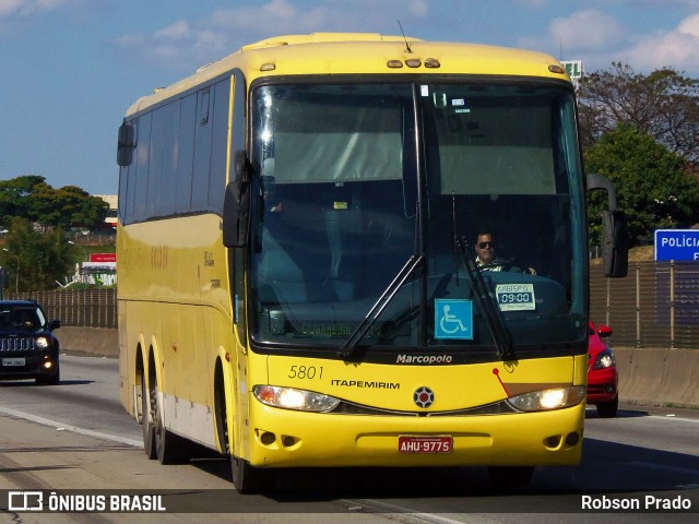 Viação Itapemirim 5801 na cidade de São José dos Campos, São Paulo, Brasil, por Robson Prado. Número da foto: #13290151.
