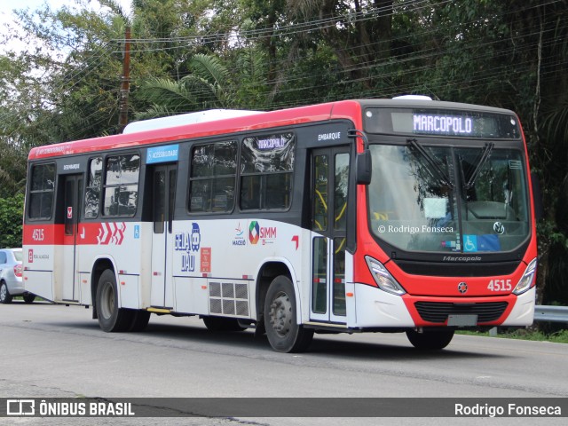 Real Alagoas de Viação 4515 na cidade de Maceió, Alagoas, Brasil, por Rodrigo Fonseca. Número da foto: #13289218.