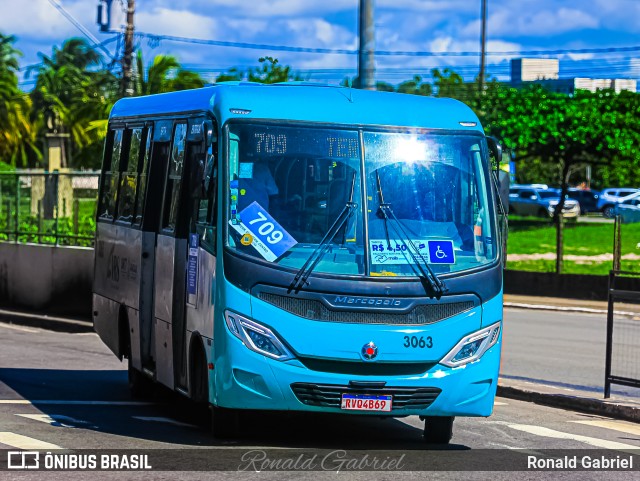 VRS - Viação Roberto Santana 3063 na cidade de Aracaju, Sergipe, Brasil, por Ronald Gabriel. Número da foto: #13288260.