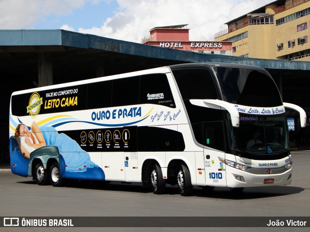 Viação Ouro e Prata 1010 na cidade de Porto Alegre, Rio Grande do Sul, Brasil, por João Victor. Número da foto: #13290366.