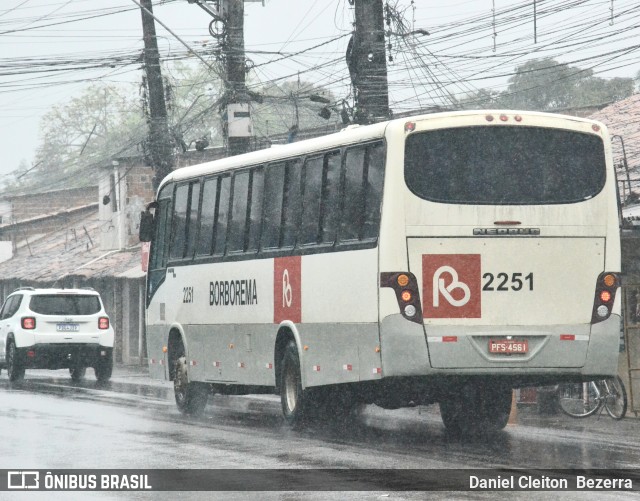 Borborema Imperial Transportes 2251 na cidade de Cabo de Santo Agostinho, Pernambuco, Brasil, por Daniel Cleiton  Bezerra. Número da foto: #13290296.