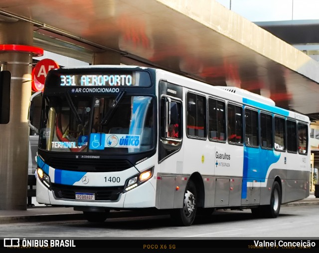 VUG - Viação Urbana Guarulhos 1400 na cidade de Guarulhos, São Paulo, Brasil, por Valnei Conceição. Número da foto: #13290071.