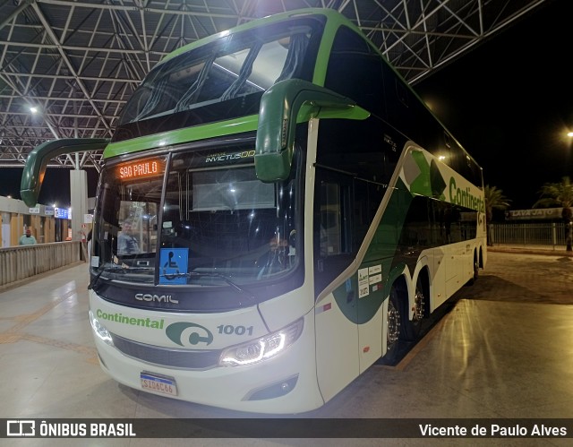 Viação Continental de Transportes 1001 na cidade de Patos de Minas, Minas Gerais, Brasil, por Vicente de Paulo Alves. Número da foto: #13288106.