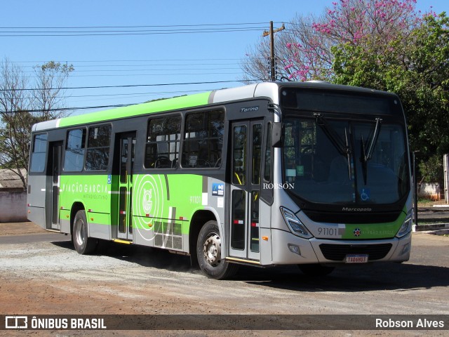 Viação Garcia 91101 na cidade de Paranavaí, Paraná, Brasil, por Robson Alves. Número da foto: #13290286.