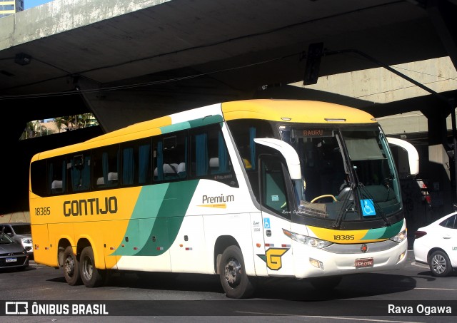 Empresa Gontijo de Transportes 18385 na cidade de Belo Horizonte, Minas Gerais, Brasil, por Rava Ogawa. Número da foto: #13288574.