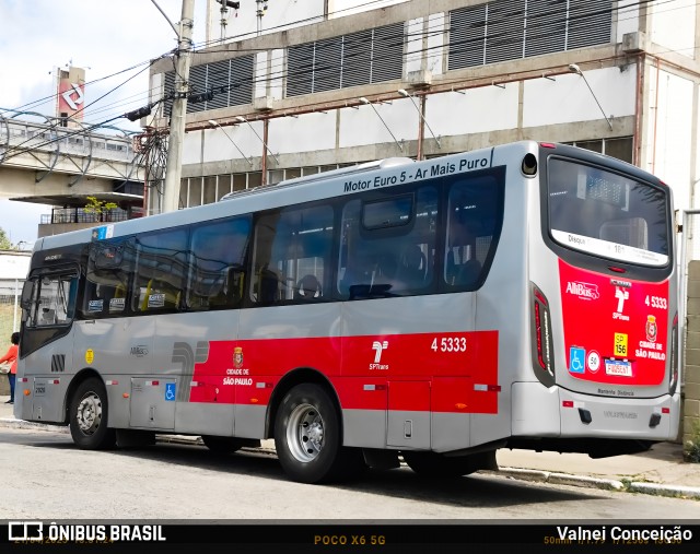 Allibus Transportes 4 5333 na cidade de São Paulo, São Paulo, Brasil, por Valnei Conceição. Número da foto: #13290094.
