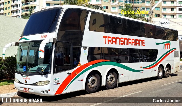 Transmariane Turismo 1460 na cidade de Caldas Novas, Goiás, Brasil, por Carlos Júnior. Número da foto: #13289814.