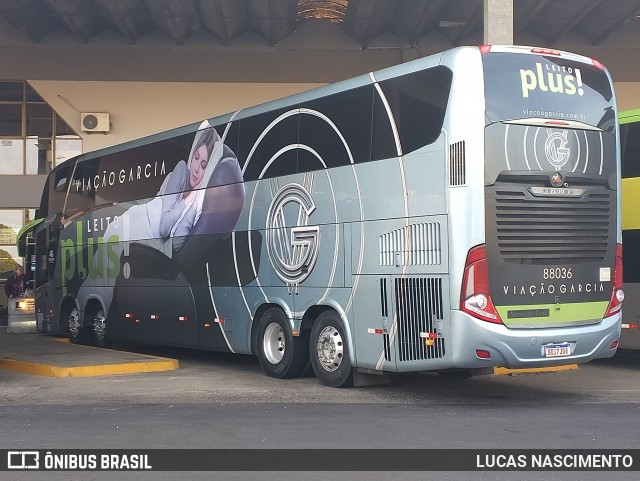 Viação Garcia 88036 na cidade de Lages, Santa Catarina, Brasil, por LUCAS NASCIMENTO. Número da foto: #13288514.