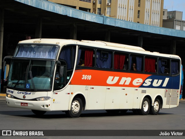 Unesul de Transportes 3610 na cidade de Porto Alegre, Rio Grande do Sul, Brasil, por João Victor. Número da foto: #13290406.