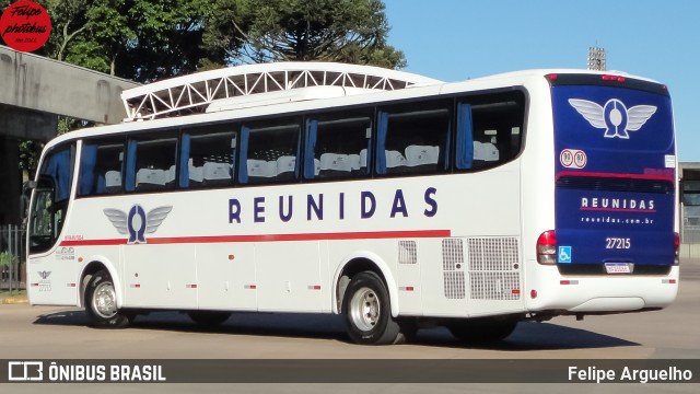 Reunidas Transportes Coletivos 27215 na cidade de Curitiba, Paraná, Brasil, por Felipe Arguelho. Número da foto: #13288213.