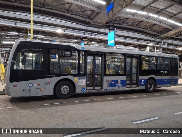 Sambaíba Transportes Urbanos 2 1239 na cidade de São Paulo, São Paulo, Brasil, por Mateus C.  Cardoso. Número da foto: #13288090.