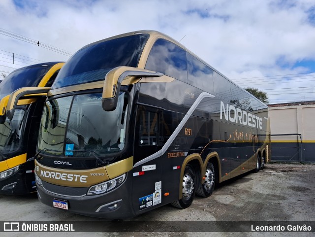 Expresso Nordeste 6191 na cidade de Curitiba, Paraná, Brasil, por Leonardo Galvão. Número da foto: #13287796.