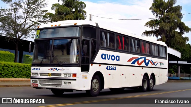 AVOA - Auto Viação Ourinhos Assis 43563 na cidade de Assis, São Paulo, Brasil, por Francisco Ivano. Número da foto: #13288971.